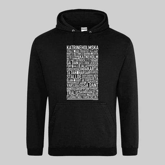 Katrineholmska Dialekt Text Hoodie