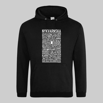 Nykvarnska Dialekt Text Hoodie