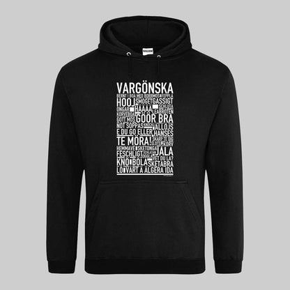 Vargönska Dialekt Text Hoodie