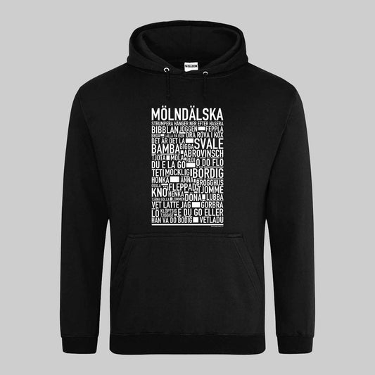 Mölndälska Dialekt Text Hoodie
