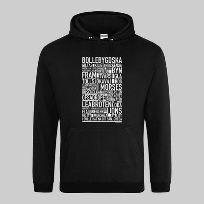 Bollebygdska Dialekt Text Hoodie