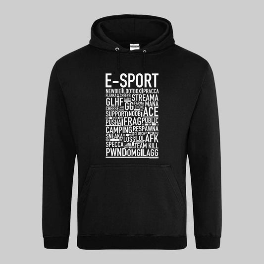 E-Sport Text Hoodie