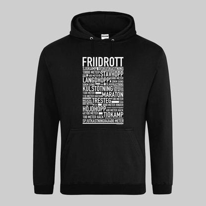Friidrott Text Hoodie