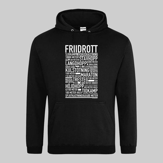 Friidrott Text Hoodie
