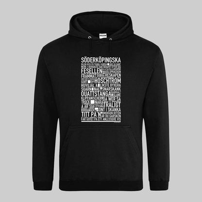 Söderköpingska Dialekt Text Hoodie