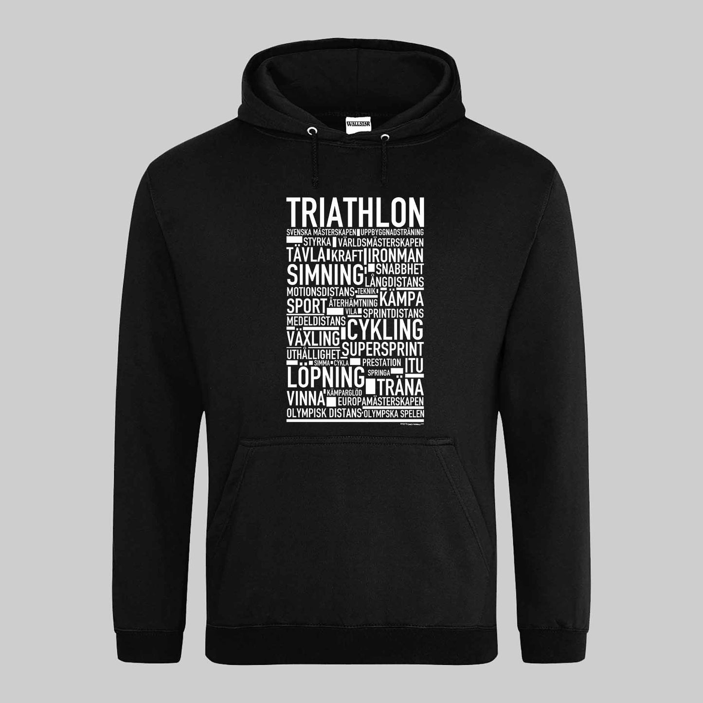 Triathlon Text Hoodie