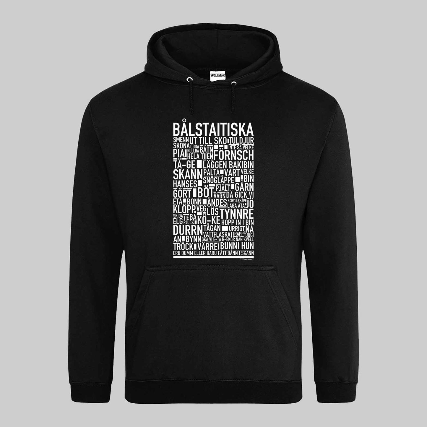 Bålstaitiska Dialekt Text Hoodie