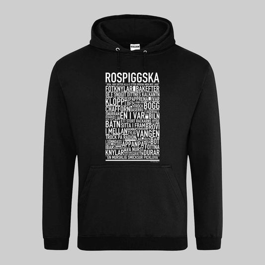 Rospiggska Dialekt Text Hoodie