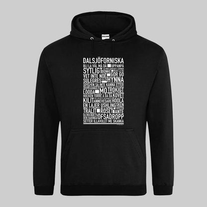 Dalsjöforsnitiska Dialekt Text Hoodie