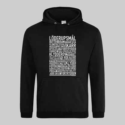 Löderupsmål Dialekt Text Hoodie