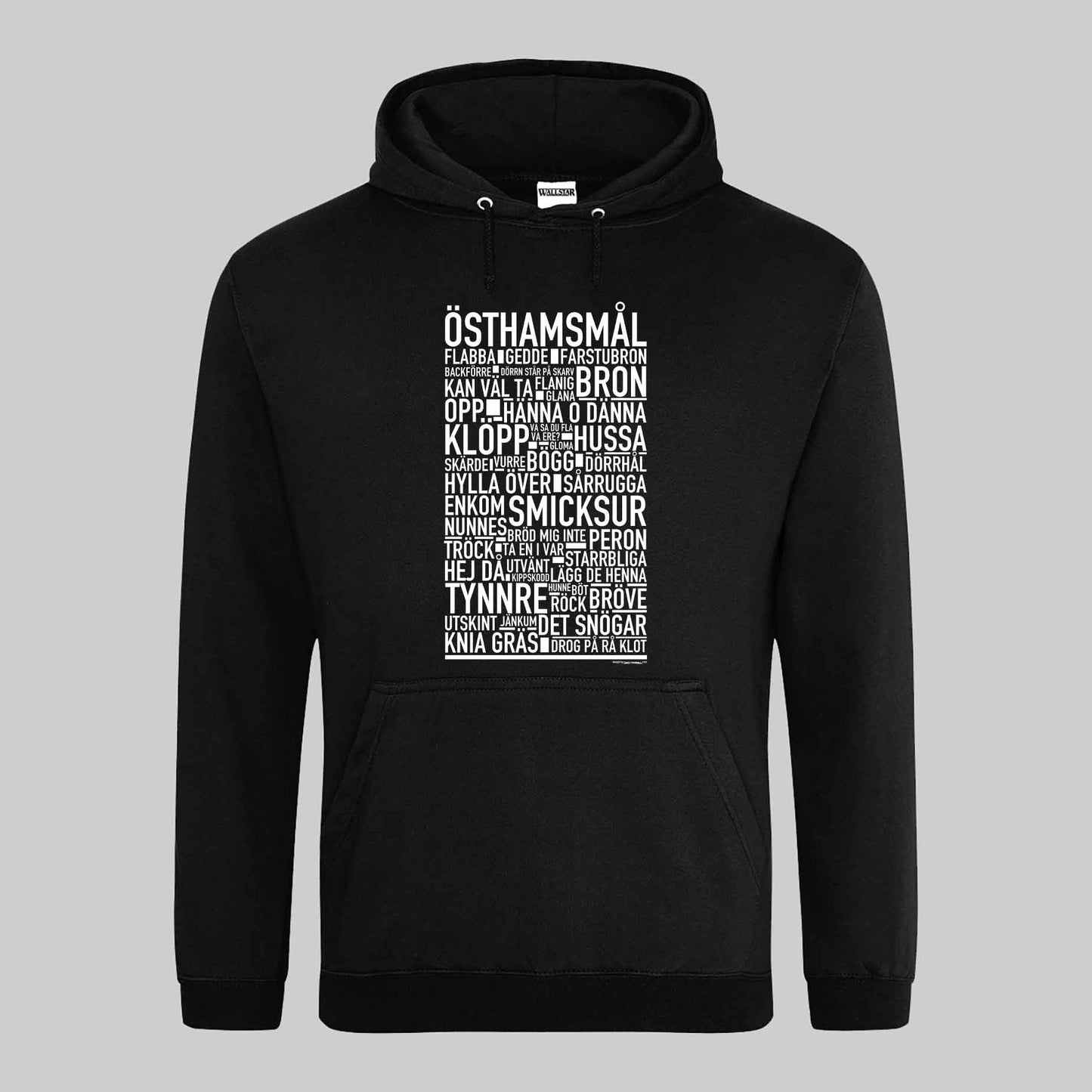 Östhamsmål Dialekt Text Hoodie