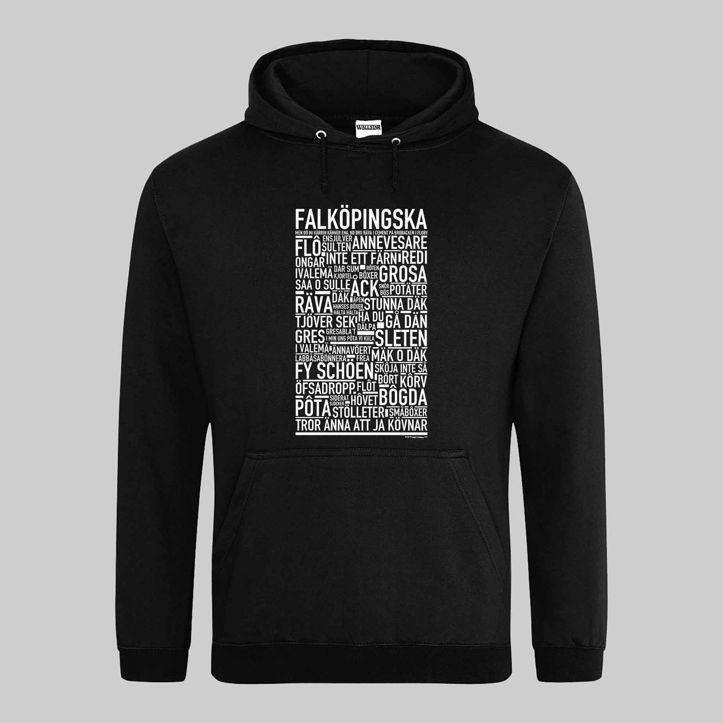 Falköpingska Dialekt Text Hoodie