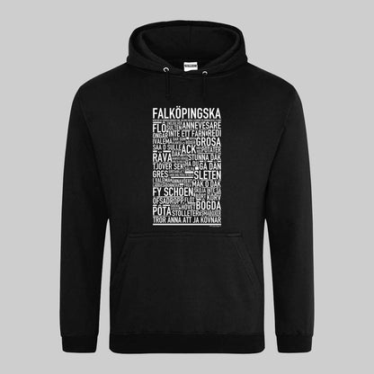 Falköpingska Dialekt Text Hoodie