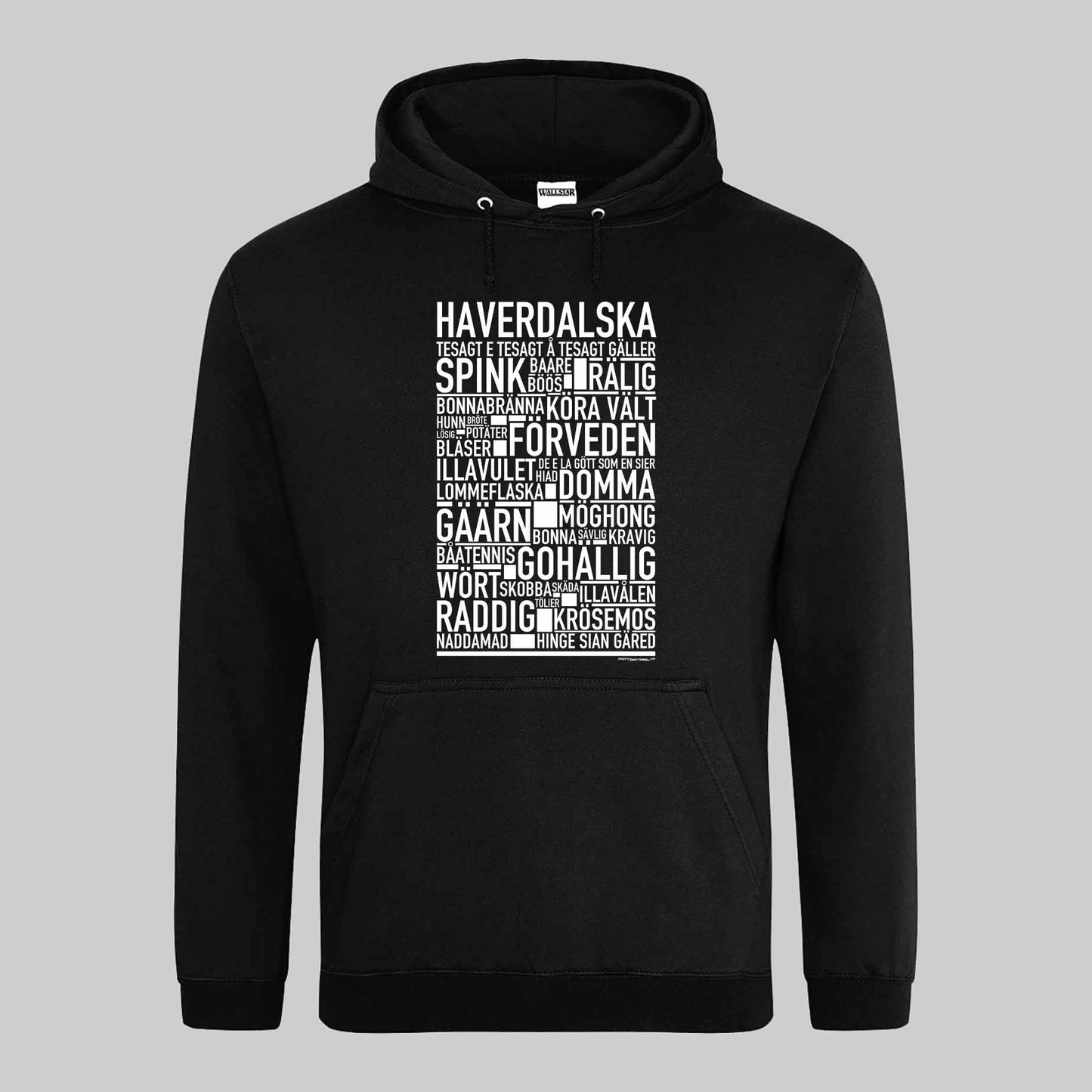 Haverdalska Dialekt Text Hoodie