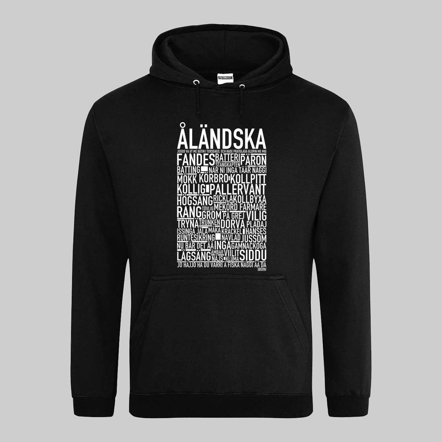 Åländska Dialekt Text Hoodie
