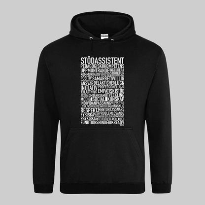 Stödassistent 2025 Text Hoodie