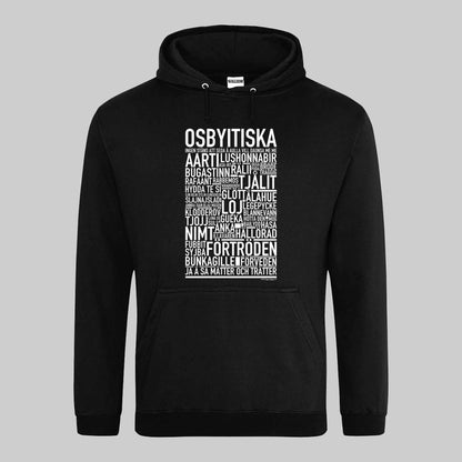 Osbyitiska Dialekt Text Hoodie