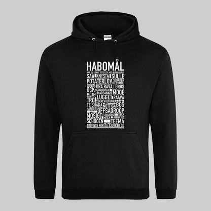 Habomål Dialekt Text Hoodie