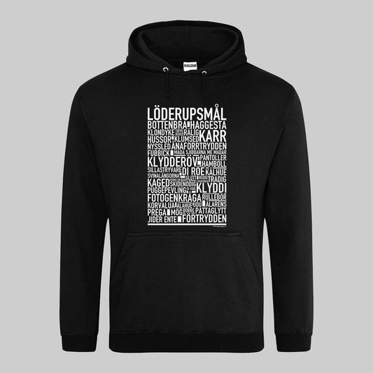 Löderupsmål Dialekt Text Hoodie
