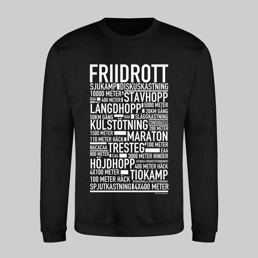 Friidrott Text Sweatshirt