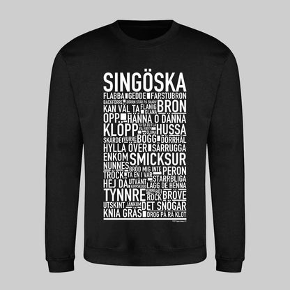 Singöska Dialekt Text Sweatshirt