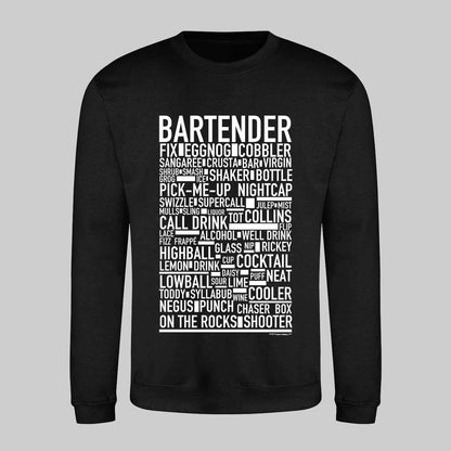 Bartender Text Sweatshirt