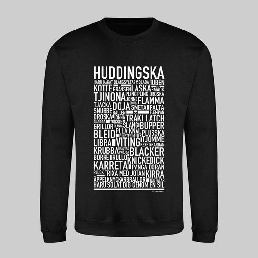 Huddingska Dialekt Text Sweatshirt