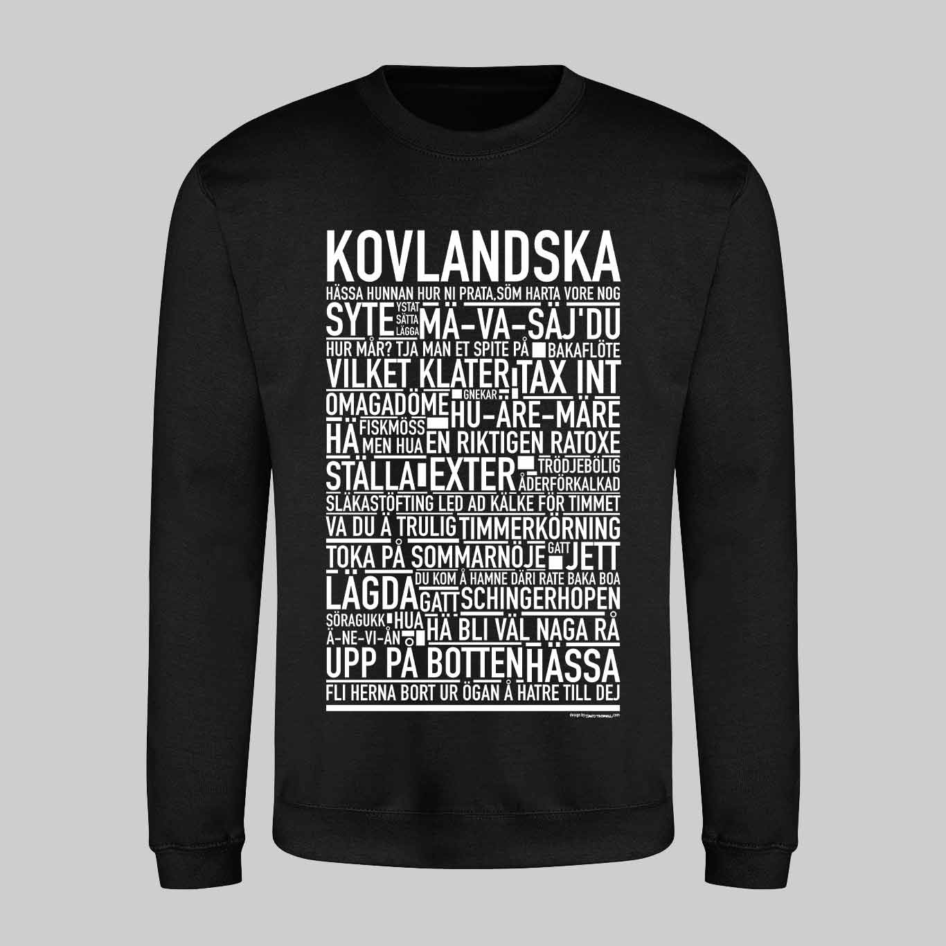 Kovlandska Dialekt Text Sweatshirt