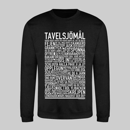 Tavelsjömål Dialekt Text Sweatshirt