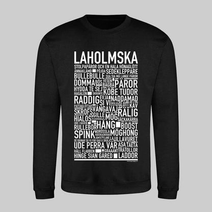 Laholmska Dialekt Text Sweatshirt