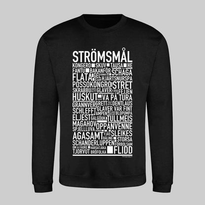 Strömsmål Dialekt Text Sweatshirt