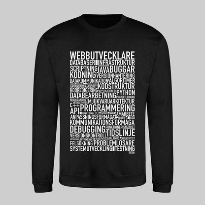 Webbutvecklare Text Sweatshirt