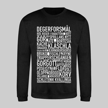 Degerforsmål Dialekt Text Sweatshirt
