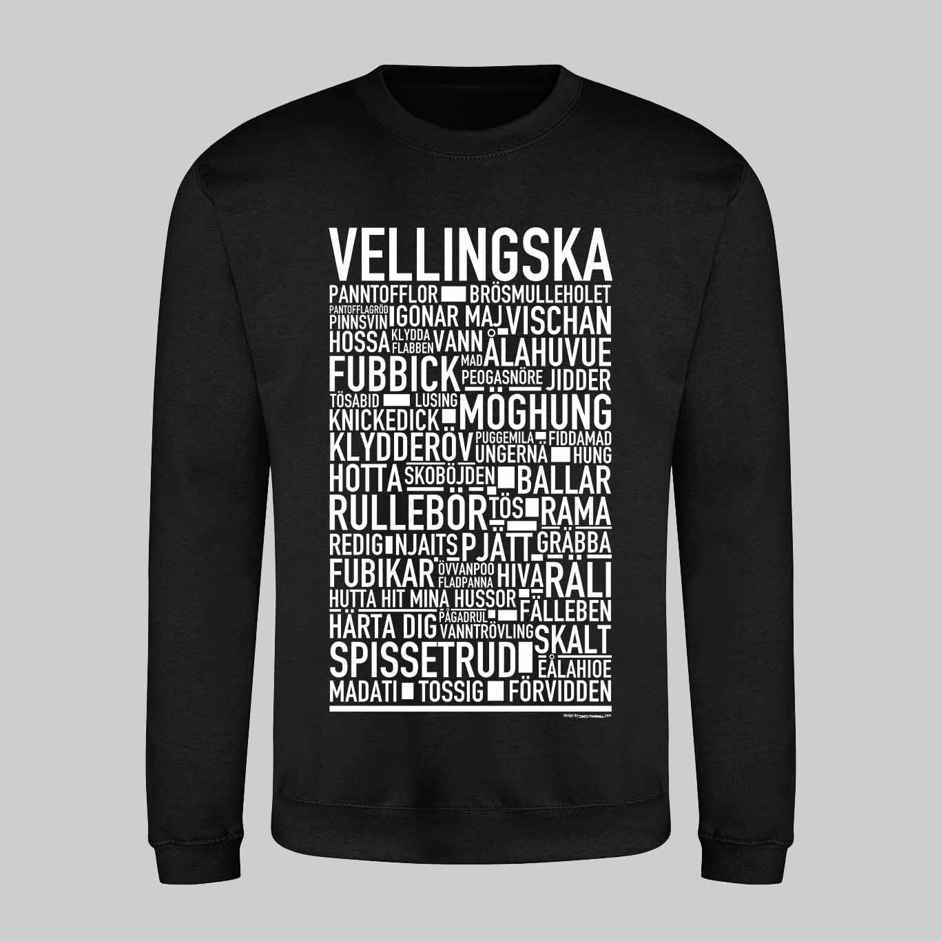 Vellingska Dialekt Text Sweatshirt