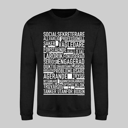 Socialsekreterare Text Sweatshirt