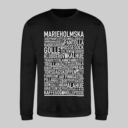 Marieholmska Dialekt Text Sweatshirt