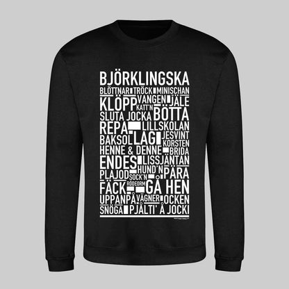 Björklingska Dialekt Text Sweatshirt