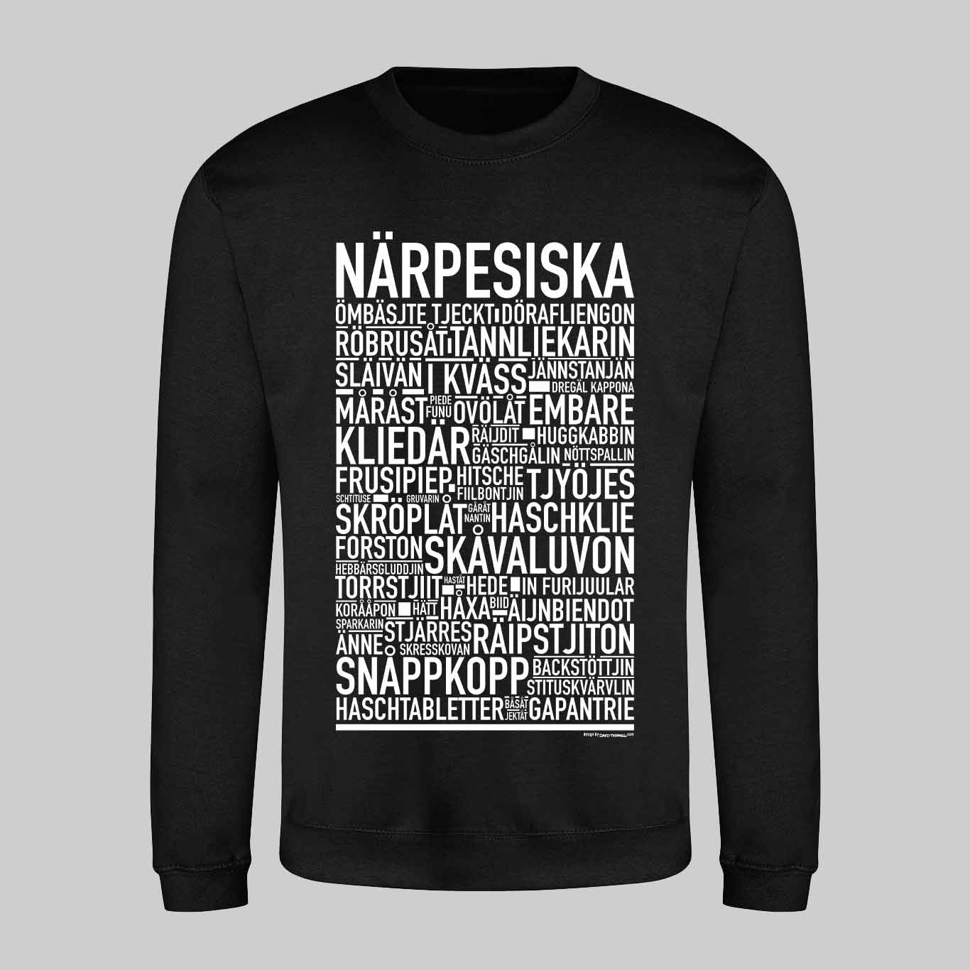 Närpesiska Dialekt Text Sweatshirt