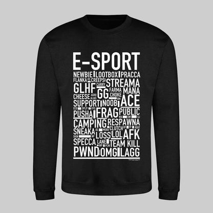 E-Sport Text Sweatshirt
