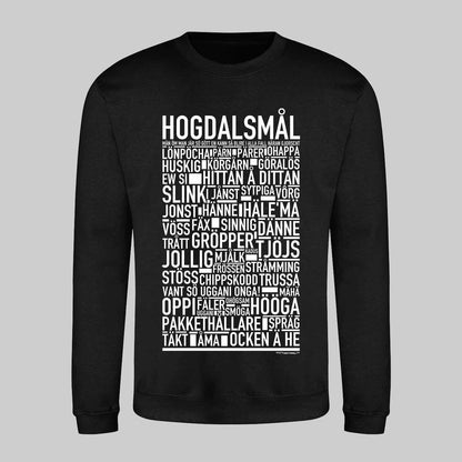 Hogdalsmål Dialekt Text Sweatshirt