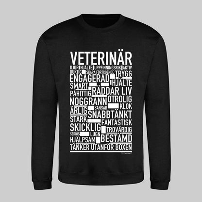 Veterinär Text Sweatshirt