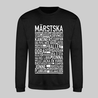 Märstska Dialekt Text Sweatshirt
