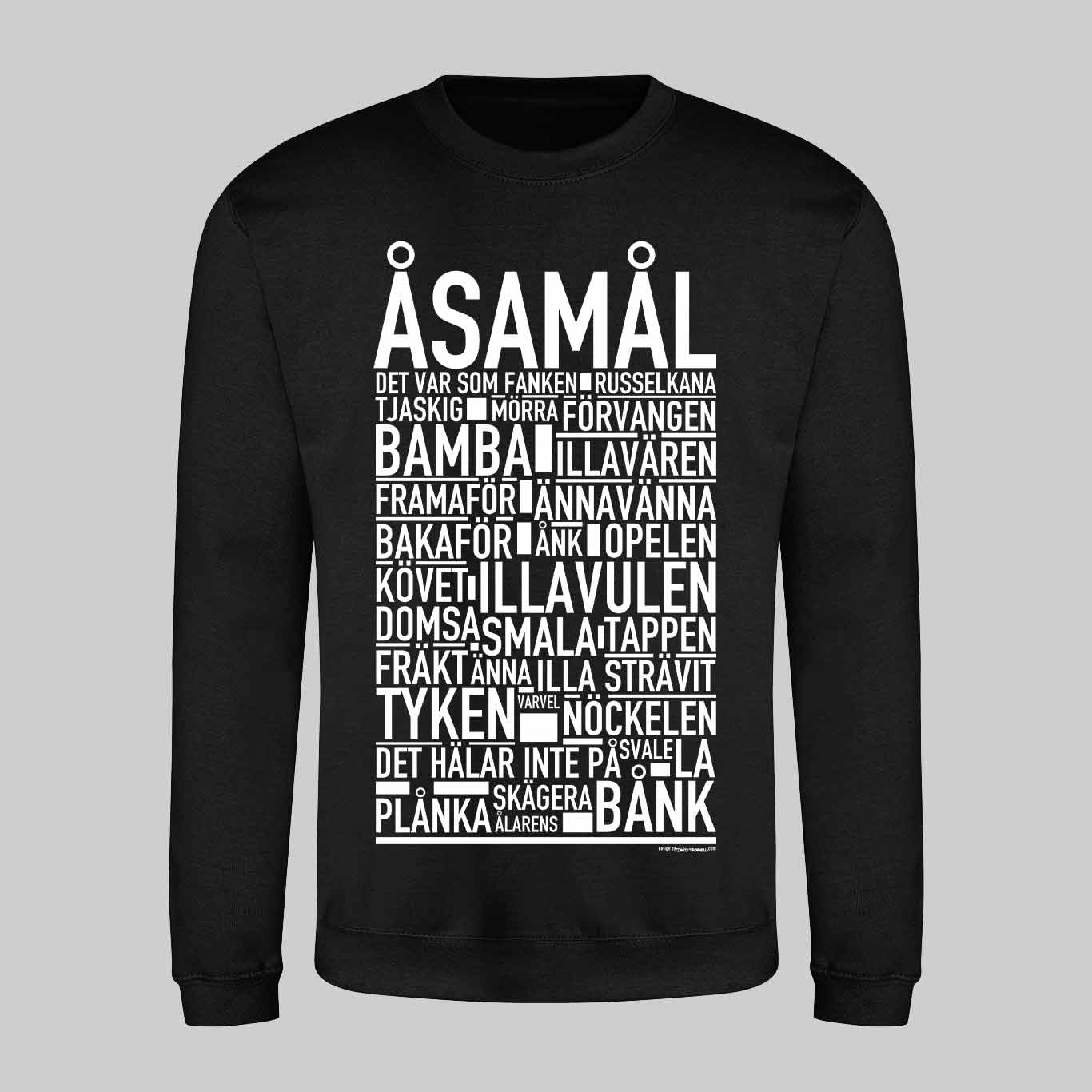 Åsamål Dialekt Text Sweatshirt