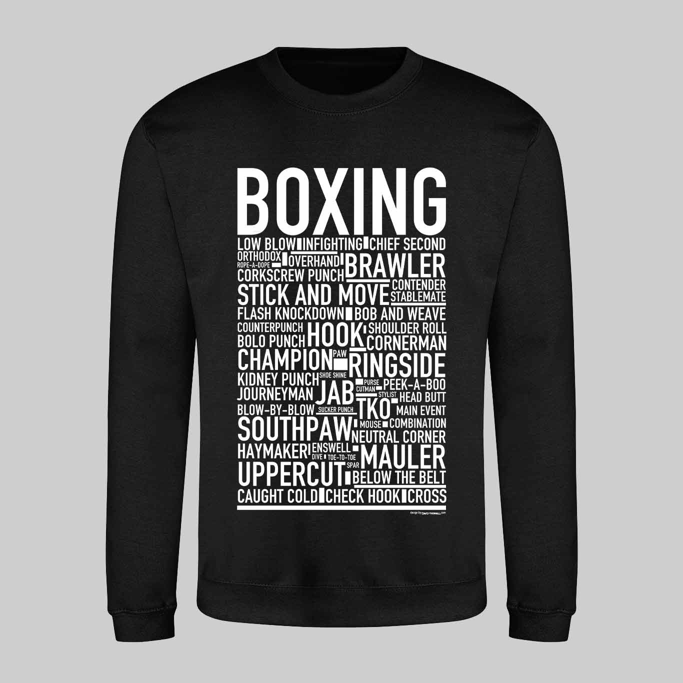 Boxing Text Sweatshirt