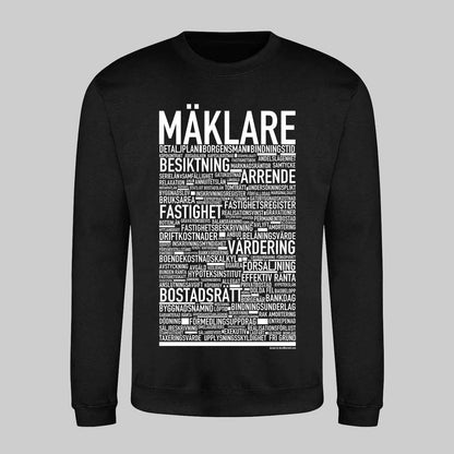Mäklare Text Sweatshirt