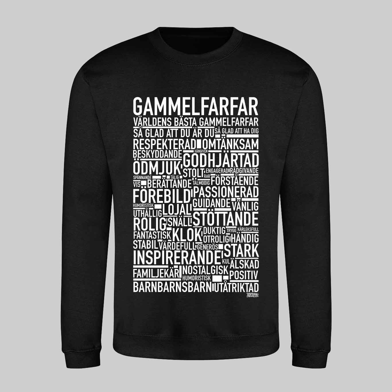 Gammelfarfar 2024 Text Sweatshirt