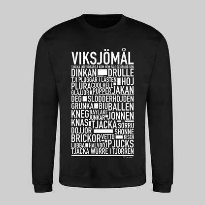 Viksjömål Dialekt Text Sweatshirt