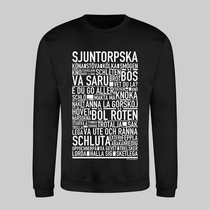 Sjuntorpska Dialekt Text Sweatshirt