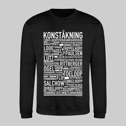 Konståkning Text Sweatshirt
