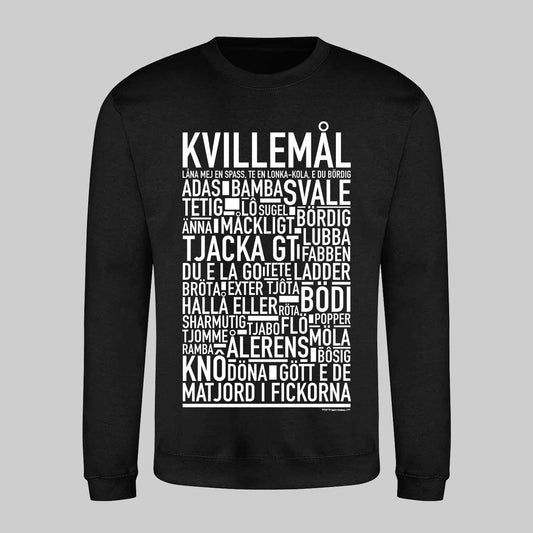 Kvillemål Dialekt Text Sweatshirt